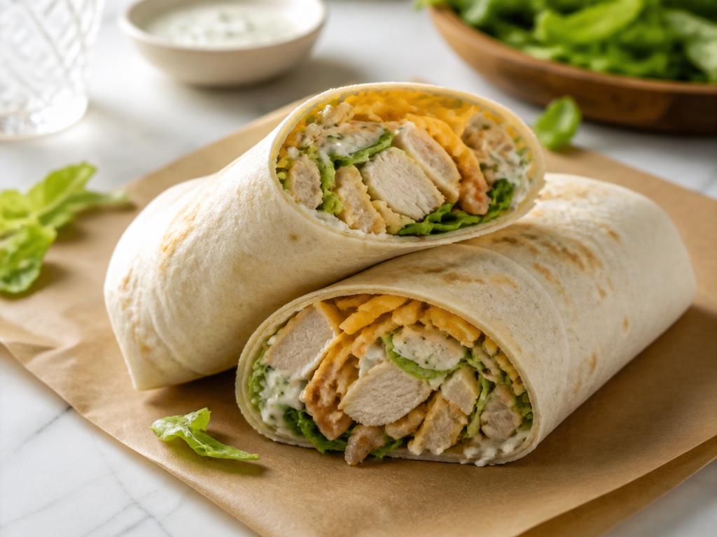 Chicken ranch wraps